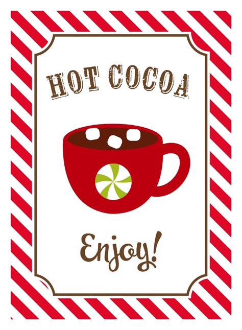 Download Free Hot Cocoa Printable