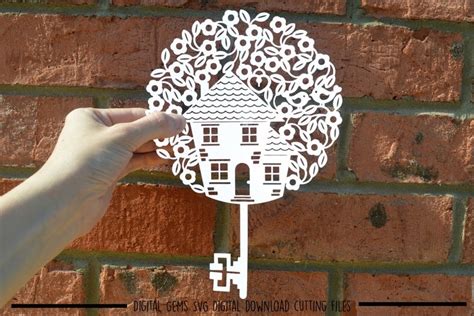 Download Free Housewarming Key SVG / DXF / EPS Files DXF Files