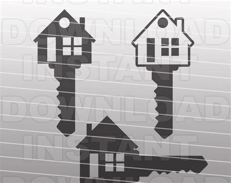 Download Free Housewarming Key SVG / DXF / EPS Files For Silhouette