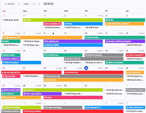 Free Html Code For Event Calendar