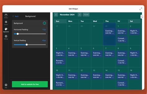 Free Html Event Calendar Generator