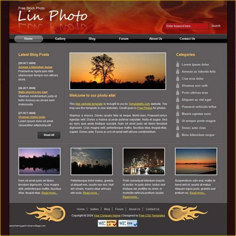 Free Html Menu Templates Download - bearday66