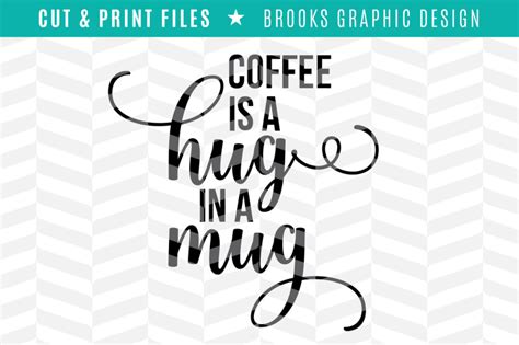 Download Free Hug in a Mug - DXF/SVG/PNG/PDF Cut & Print Files for Cricut