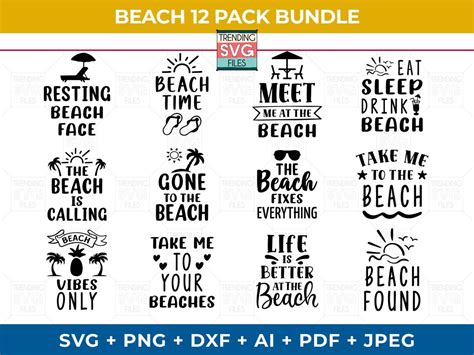 Download Free Huge Beach Bundle Commercial Use DXF Files