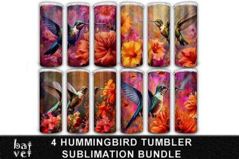 Download Free Hummingbird Tumbler Sublimation Files For Crafts