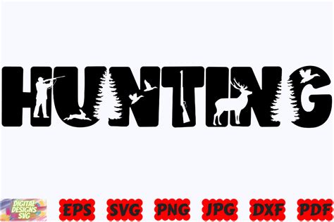Download Free Hunt Life SVG Cut File Silhouette DXF Files