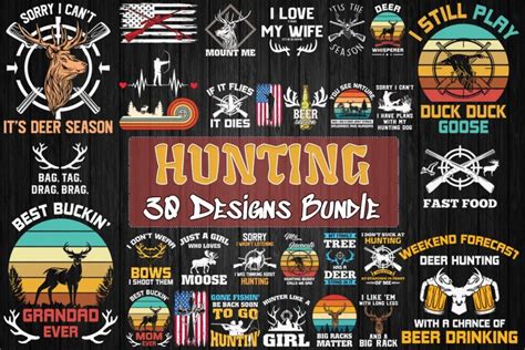 Download Free Hunting SVG Bundle Files DXF Files