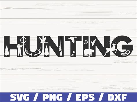 Download Free Hunting SVG Cut File Commercial Use