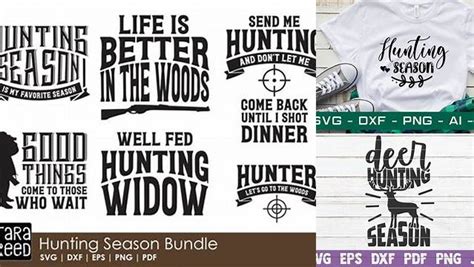 Download Free Hunting Season Svg Cut Files