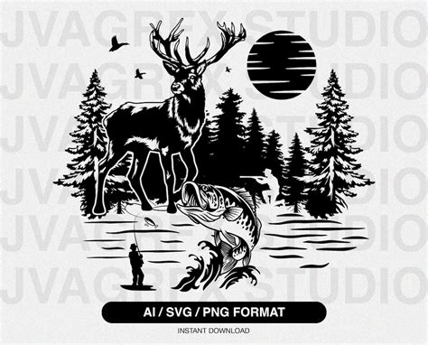 Download Free Hunting Svg Silhouette DXF Files