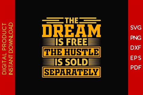 Download Free Hustle - DXF/SVG/PNG/PDF Cut & Print Files For Cricut
