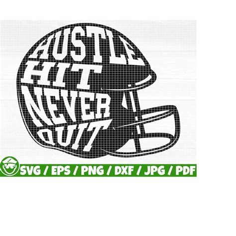 Download Free Hustle Hit And Never Quit DXF Files