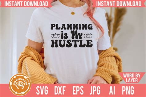 Download Free Hustle SVG Cut File for Cricut Machine