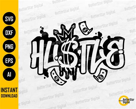 Download Free Hustle SVG Easy Edite