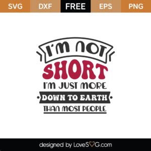 Download Free I'M Not Short Files