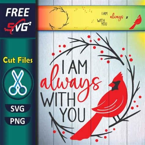 Download Free I'am always with you SVG Cut File Files