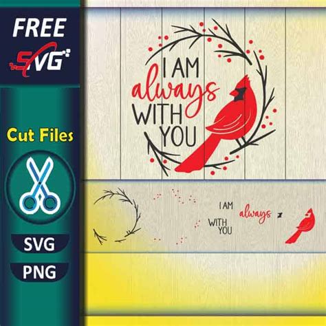 Download Free I'am always with you SVG Cut File Files Free PSD Mockups