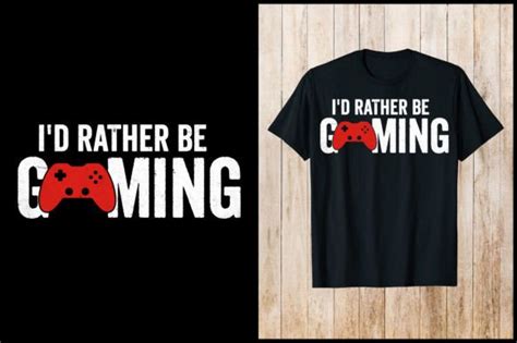 Download Free I'd rather be gaming Sublimation DXF Files