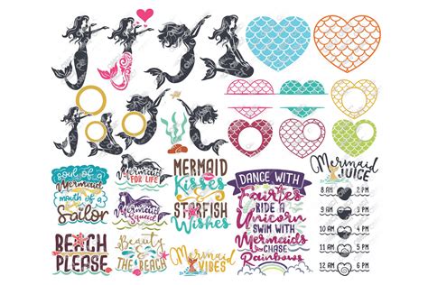 Download Free I'm Actually A Mermaid SVG Cutting Files Commercial Use DXF Files