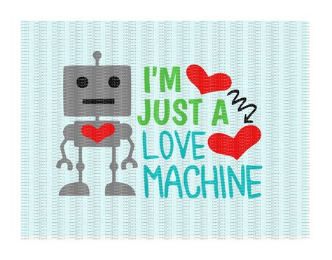 Download Free I'm Just a Love Machine Cutting/ Printing Files Cut Files