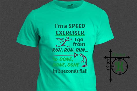 Download Free I'm a SPEED EXERCISER Printable
