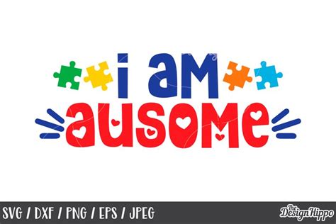 Download Free I Am Ausome SVG Cut File Files DXF Files