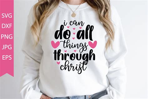 Download Free I Can Do All Things Through Christ SVG Cut File Files Free PSD Mockups