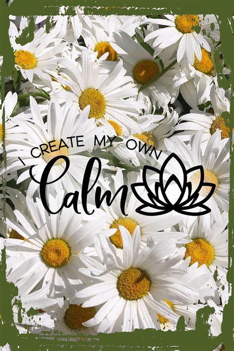 Download Free I Create My Own Calm Cameo