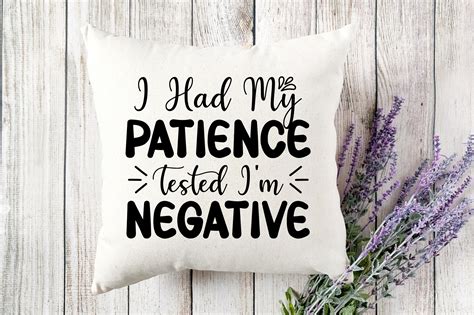 Download Free I Had My Patience Tested I'm Negative DXF Files