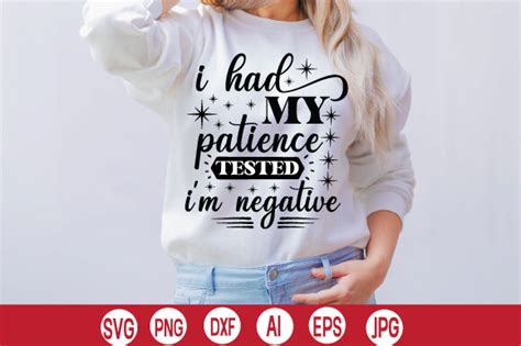 Download Free I Had My Patience Tested I'm Negative Files DXF Files