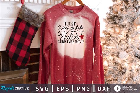 Download Free I Just Want to Bake | Christmas Cut File Files