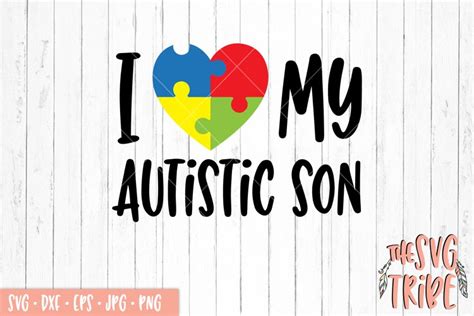 Download Free I LOve My Autistic Son Files DXF Files