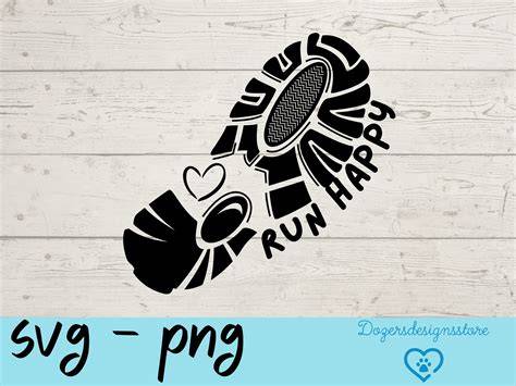 Download Free I Love Running SVG Cut File 033 Crafts