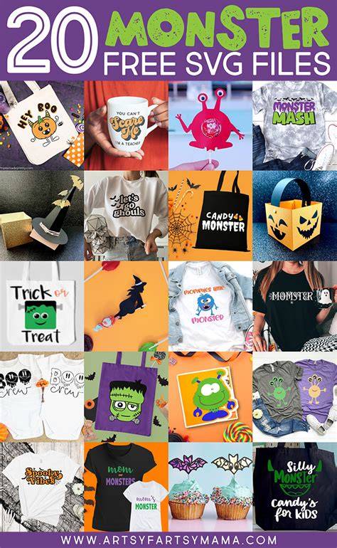 Download Free I created a monster SVG Cut Files