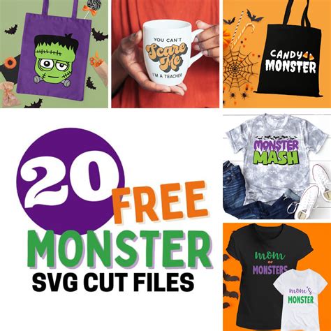 Download Free I created a monster SVG Files For Crafts