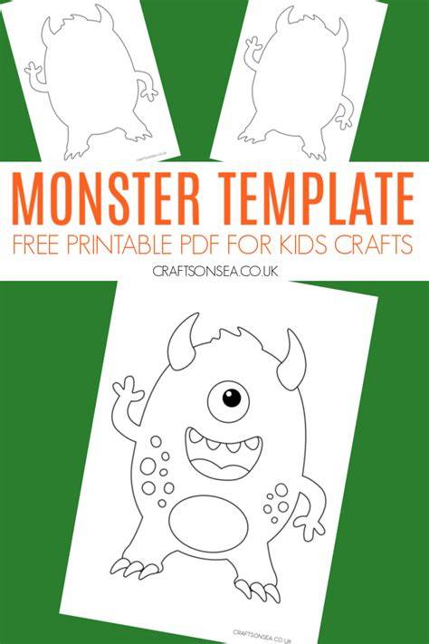 Download Free I created a monster SVG Printable