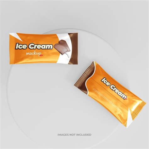 Download Free Ice Cream Bar Mockup PSD Generator