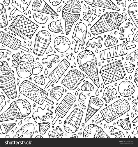 Download Free Ice Cream Doodle Commercial Use For Crafts