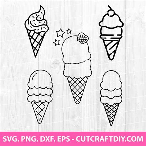 Download Free Ice Cream For Breakfast DXF Files