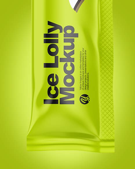 Download Free Ice Lolly Sachet Mockup PSD Generator