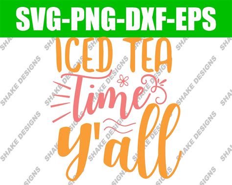 Download Free Iced Tea Time Y'all Printable
