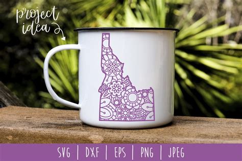 Download Free Idaho State Mandala Clipart Files DXF Files