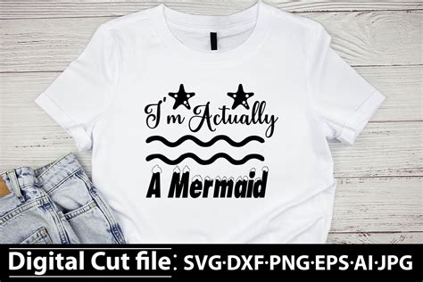 Download Free Im Actually A Mermaid svg DXF Files