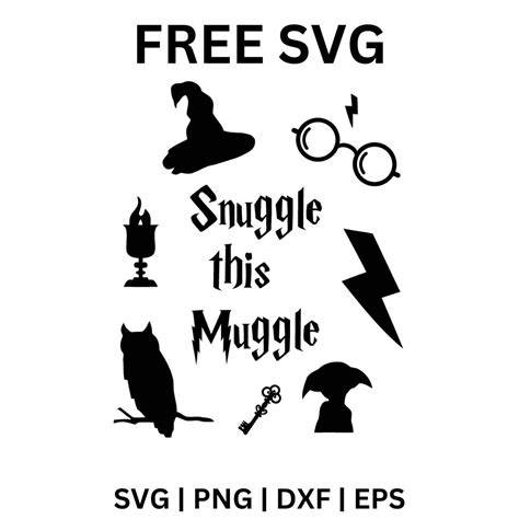 Download Free Im With Muggle for Cricut Machine
