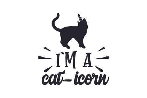 Download Free Im a CAT-icorn Files For Crafts