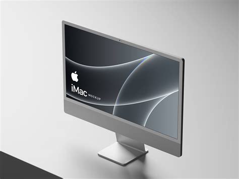 Download Free Imac Mockup - Half Side View PSD Generator