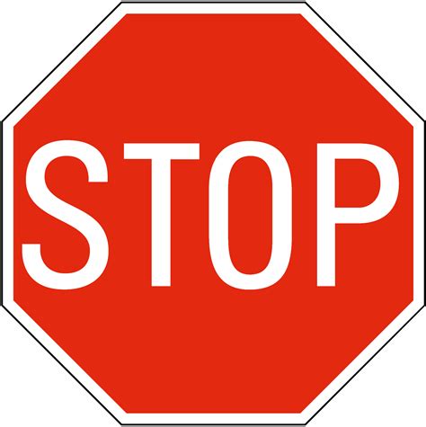 Free Image Of A Stop Sign