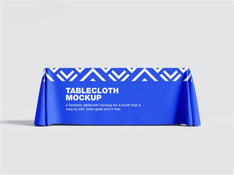 Download Free Imprinted Tablecloth Mockup Set PSD Templates Object Mockups Images