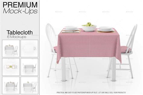 Download Free Imprinted Tablecloth Mockup Set PSD Templates Placeit PSD Files