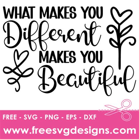 Download Free Inpirational Quote Cut Design - SVG/EPS/PNG/DXF Cut Files